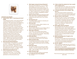 QUESTIONS AND ANSWERS 1. Tell me briefly. What is &ldquo;Christ