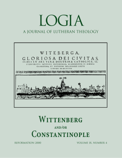 Abraham Calov on Eastern Orthodoxy