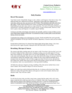 Daily Newborn Care - Central Jersey Pediatrics