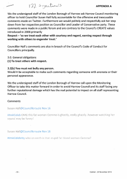 Appendices - Comments on Twitter - Petitions PDF