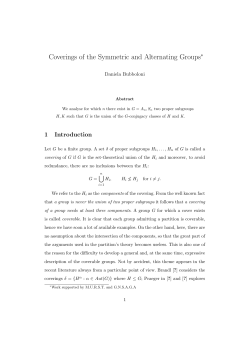 Coverings of the Symmetric and Alternating Groups