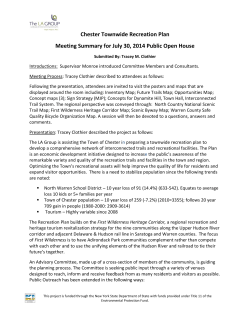 July 30, 2014 - Town of Chester