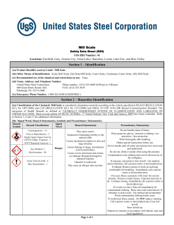 Mill Scale - U.S. Steel