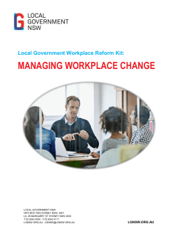 managing workplace change
