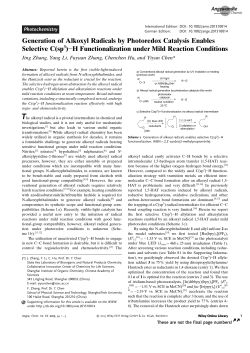 Generation of Alkoxyl Radicals by Photoredox Catalysis Enables