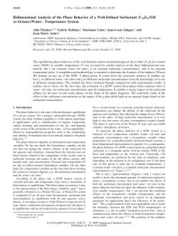 (n-Octane)/Water&minus;Temperature System