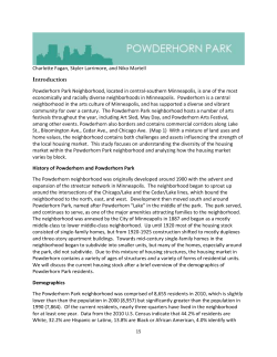 Part 2: Powderhorn Park