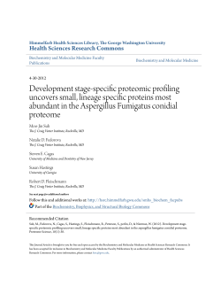 Development stage-specific proteomic profiling uncovers small