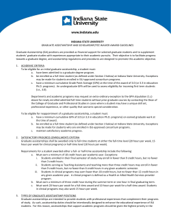 guidelines - Indiana State University