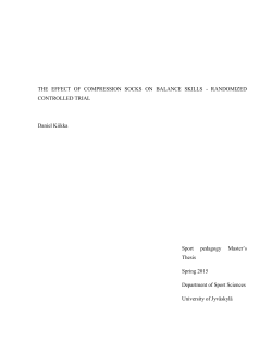 the effect of compression socks on balance