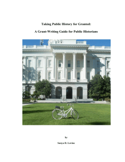 Taking Public History for Granted: A Grant