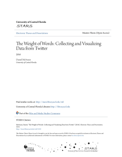 The Weight of Words: Collecting and Visualizing Data from