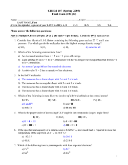 inal Exam