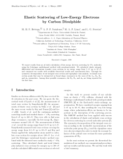 Elastic Scattering of Low-Energy Electrons by Carbon Disulphide