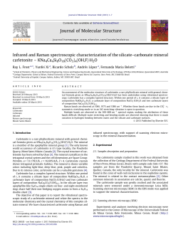 Infrared and Raman spectroscopic characterization of the silicateв