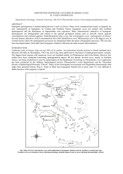 IDENTIFYING HYPOGENIC FEATURES IN GREEK