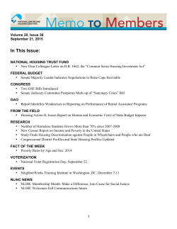 Memo to Members&mdash;Volume 20, Issue 36 (, 259 KB)