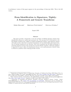 From Identification to Signatures, Tightly