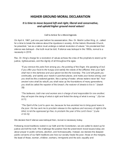 higher ground moral declaration