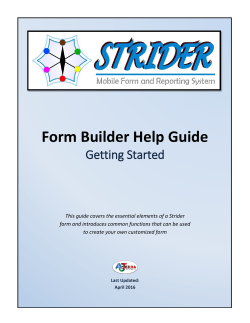 Form Builder Guide 2016 - AgTerra Technologies, Inc.