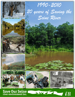 20 years of Saving the Seine River