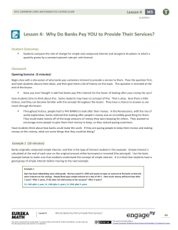 Lesson 4: Why Do Banks Pay YOU to Provide Their Services?