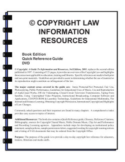 Copyright Information Resources