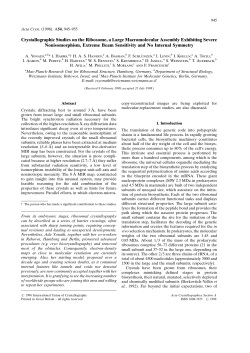 Acta Crystallogr A, 54, 945-55 (1998)