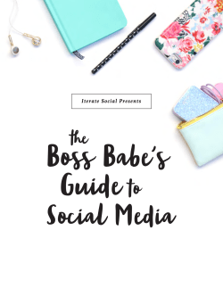 Boss Babe`s Guide to Social Media