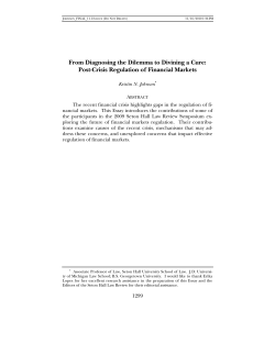 From Diagnosing the Dilemma to Divining a Cure