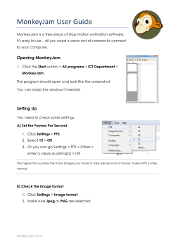 MonkeyJam User Guide - That Blue Square Thing