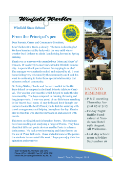 Newsletter 2016 August 5