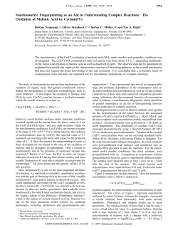 Stoichiometric Fingerprinting as an Aid in Understanding Complex