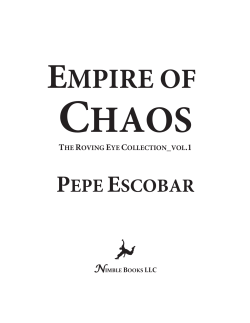 empire of chaos - geopolitica.ru