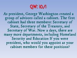 new govt and war of 1812