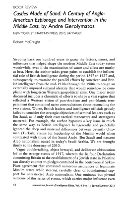 Castles Made of Sand: A Century of Anglo