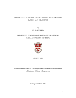 1 EXPERIMENTAL STUDY AND