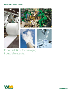 Expert solutions for managing industrial materials.