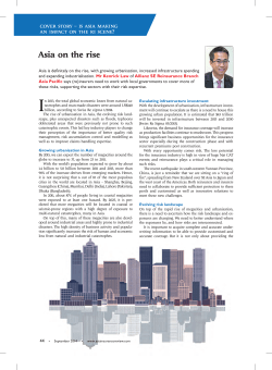 Asia on the rise