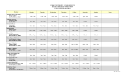 york university - food service retail hours of