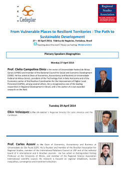 From Vulnerable Places to Resilient Territories : The Path to