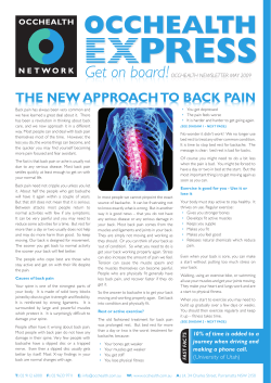 Edition 1 - Occhealth Network