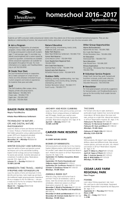 Check the schedule of current programs