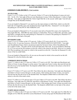 Printable directions for all fields