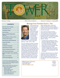 Tower Times - Spring 2009