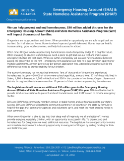 Emergency Housing Account