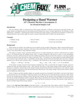 Designing a Hand Warmer