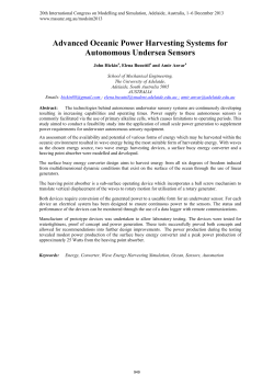 Advanced Oceanic Power Harvesting Systems for