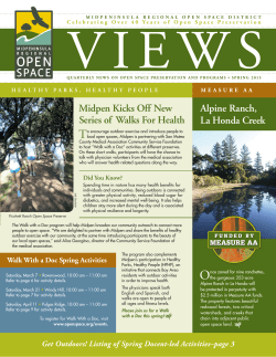 Spring - Midpeninsula Regional Open Space District