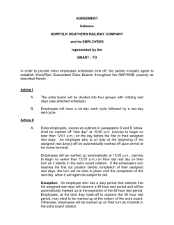 AGREEMENT between NORFOLK SOUTHERN RAILWAY